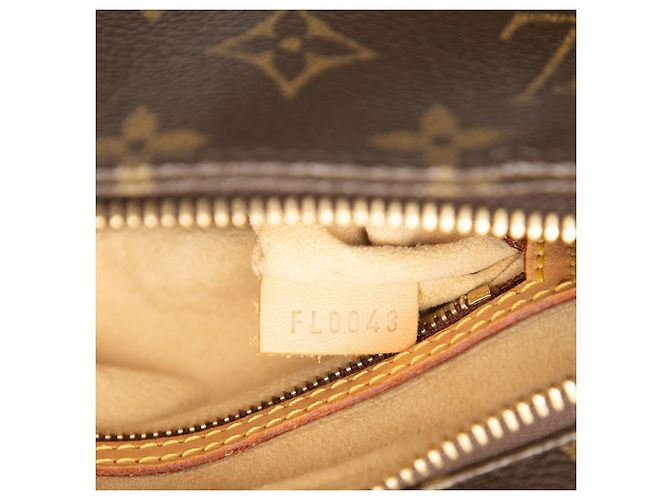 Borsa a Spalla Louis Vuitton Monogram Looping MM Marrone - vista 6
