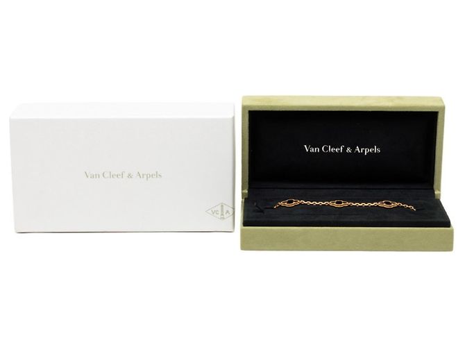 Bracciale Vintage Alhambra 5P Onyx di Van Cleef & Arpels Nero D'oro - vista 8