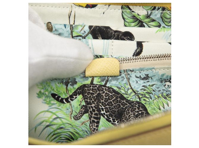 Hermès Cartera larga Azap Hermes en cuero Epsom amarillo Soufre - vista 7