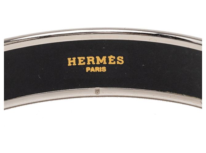 Hermès Bracciale rigido in smalto Hermes Email MM Argento Verde - vista 4