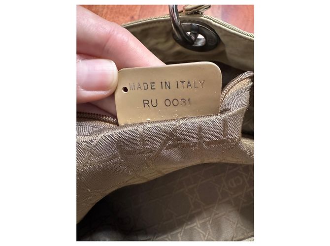 Christian Dior Bolso Tote Large Lady Dior Beige - vista 3