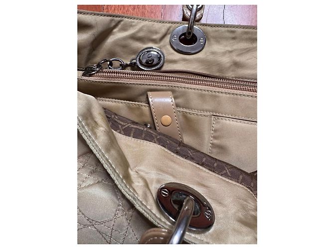 Christian Dior Bolso Tote Large Lady Dior Beige - vista 4