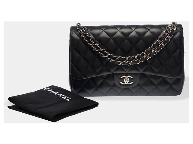 Borsa CHANEL Timeless/Classique in Pelle Nera - 103740 Nero - vista 2