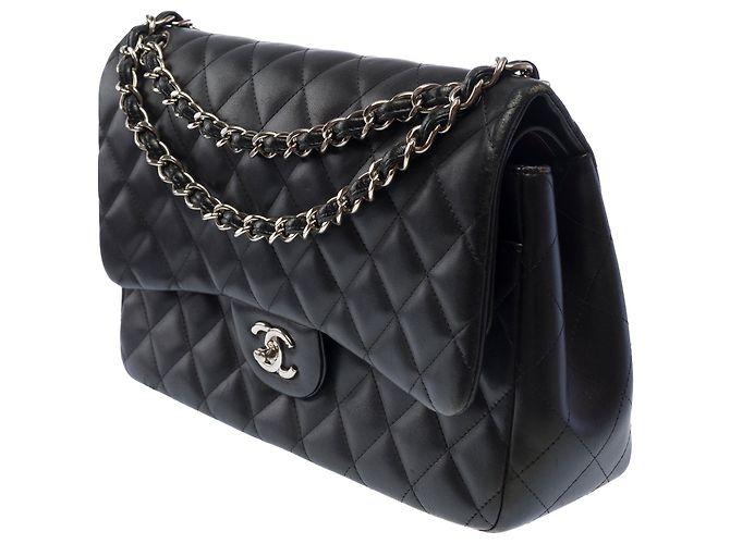 Borsa CHANEL Timeless/Classique in Pelle Nera - 103739 Nero - vista 4