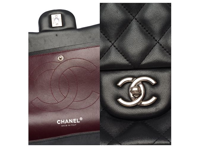 Borsa CHANEL Timeless/Classique in Pelle Nera - 103739 Nero - vista 6