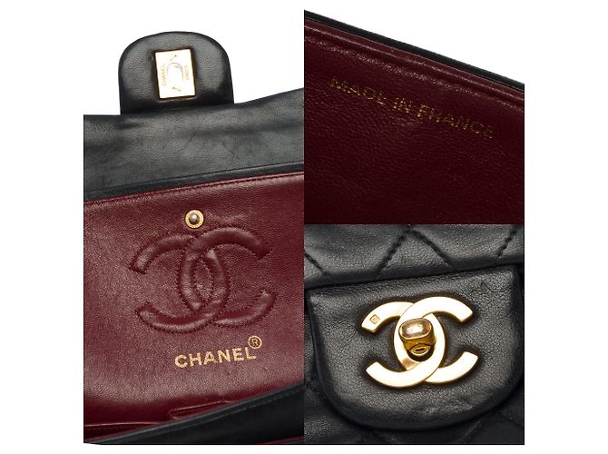 Borsa CHANEL Timeless/Classique in Pelle Nera - 103744 Nero - vista 6