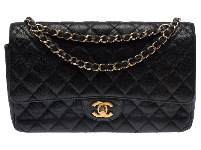 Borsa CHANEL Timeless/Classique in Pelle Nera - 103731 Nero - vista 2