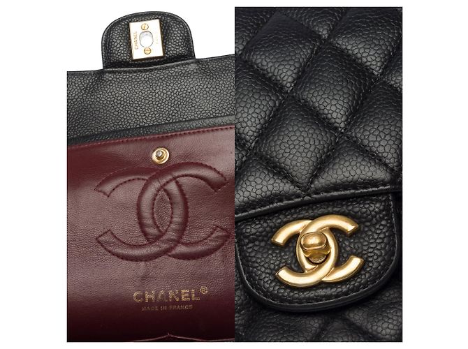 Borsa CHANEL Timeless/Classique in Pelle Nera - 103731 Nero - vista 6
