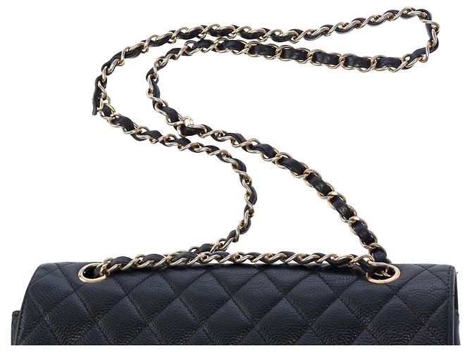 Borsa CHANEL Timeless/Classique in Pelle Nera - 103731 Nero - vista 9