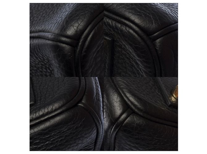 Hermès Borsa HERMES Birkin 40 in Pelle Nera - 103751 Nero - vista 12