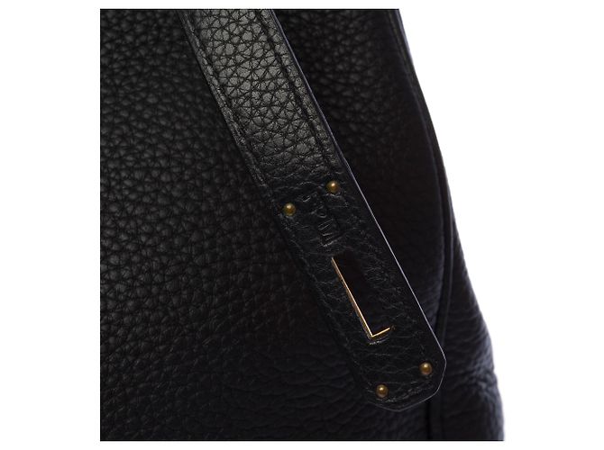 Hermès Borsa HERMES Birkin 40 in Pelle Nera - 103751 Nero - vista 8