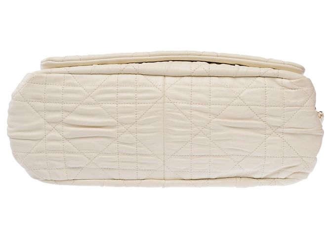 Borsa DIOR Dior Caro in Pelle Bianca - 103695 Bianco - vista 10