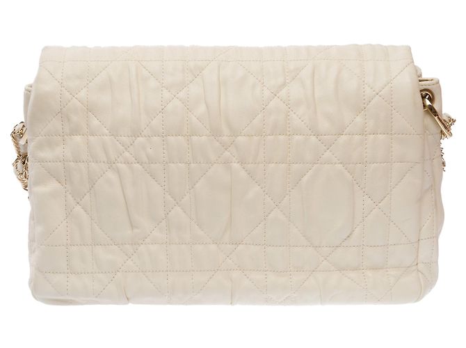 Borsa DIOR Dior Caro in Pelle Bianca - 103695 Bianco - vista 3