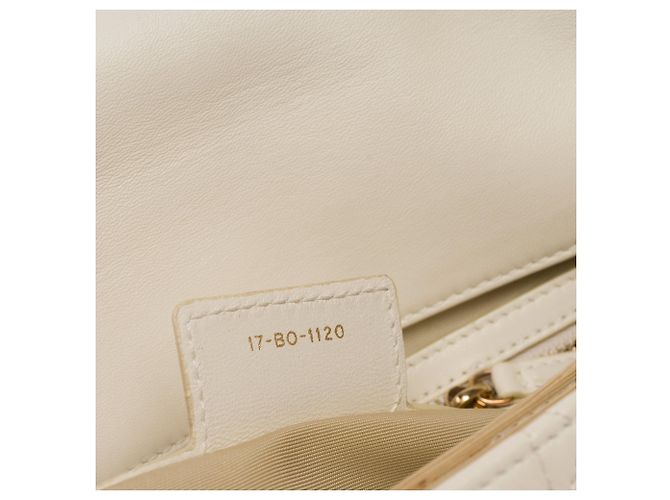 Borsa DIOR Dior Caro in Pelle Bianca - 103695 Bianco - vista 7