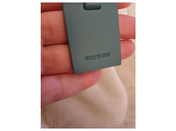 Bulgari 125th Anniversary Blue Leather Keychain - view 4