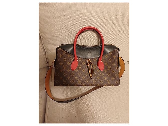 Louis Vuitton Monogram Bandoulière 30 Marrone Nero Rosso - vista 12