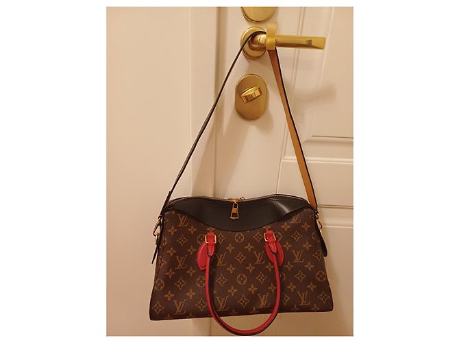 Louis Vuitton Monogram Bandoulière 30 Marrone Nero Rosso - vista 2