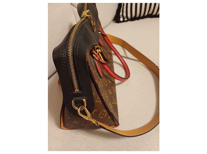 Louis Vuitton Monogram Bandoulière 30 Marrone Nero Rosso - vista 6