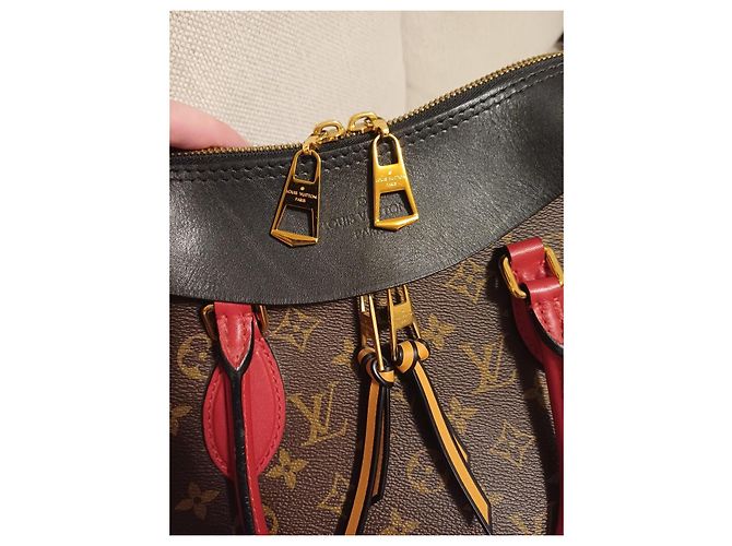 Louis Vuitton Monogram Bandoulière 30 Marrone Nero Rosso - vista 9