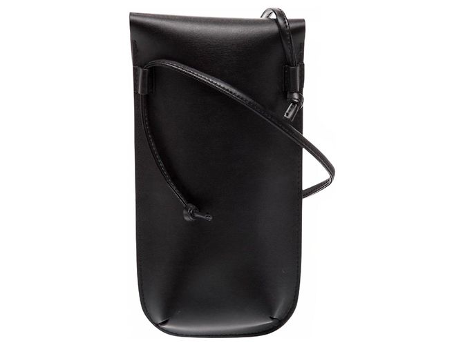 Tom Ford Pochette per telefono in pelle nera Nero - vista 3