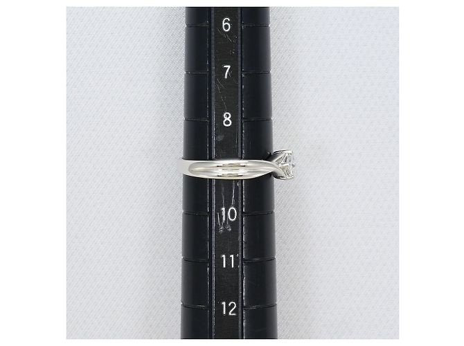 Autre Marque PT900 Platinring mit Diamant - Ansicht 7