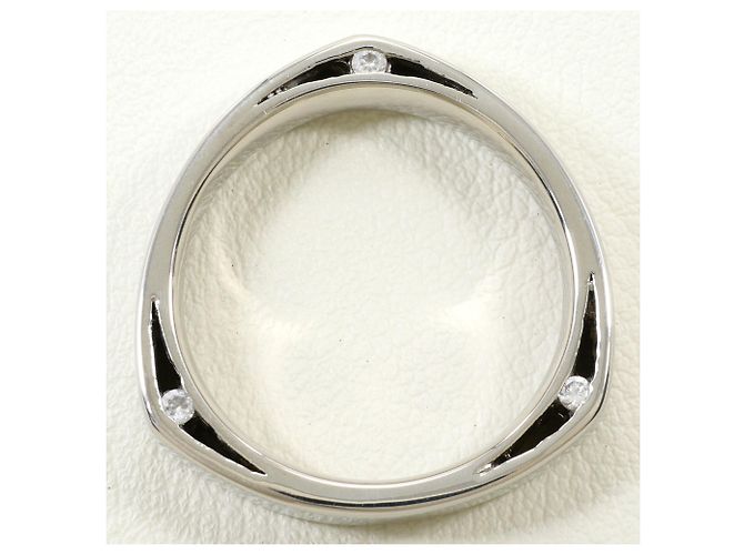 Autre Marque Platinring mit Zirkonia - Ansicht 3