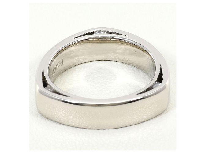 Autre Marque PT900 Platinring mit Zirkonia - Ansicht 4