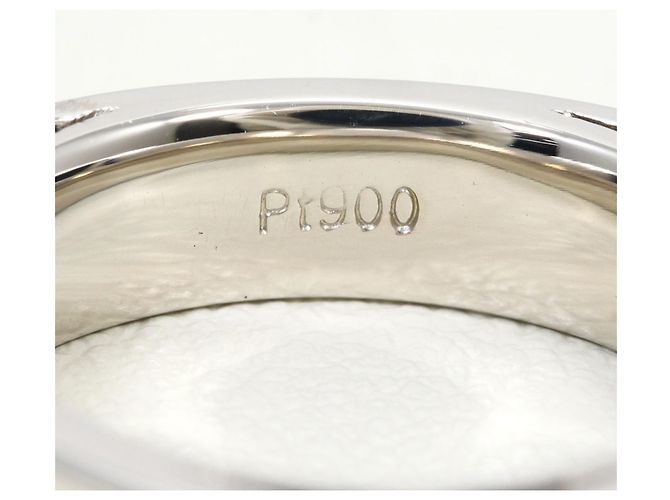 Autre Marque PT900 Platinring mit Zirkonia - Ansicht 5