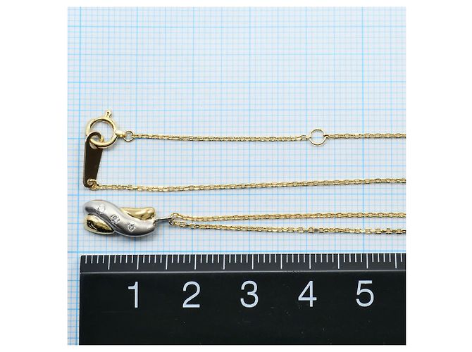 Autre Marque Collana in platino PT850 e oro giallo 18K D'oro - vista 4
