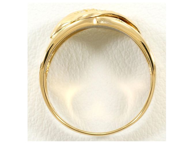 Autre Marque Anello a fascia in platino PT900 e oro giallo 18K D'oro - vista 2