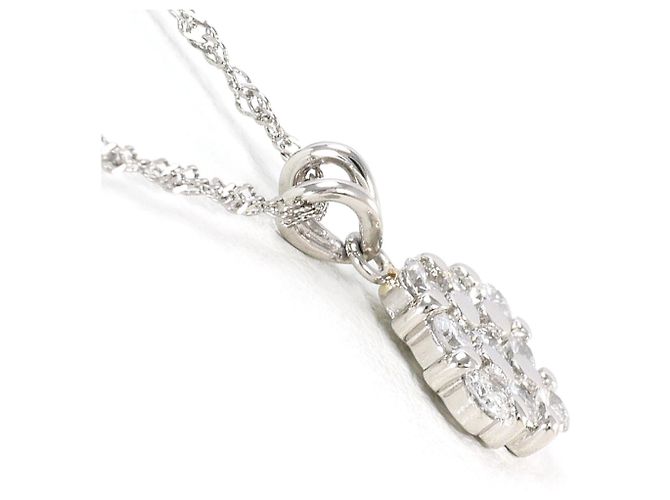 Autre Marque Collana in platino PT900 e PT850 con diamante - vista 2