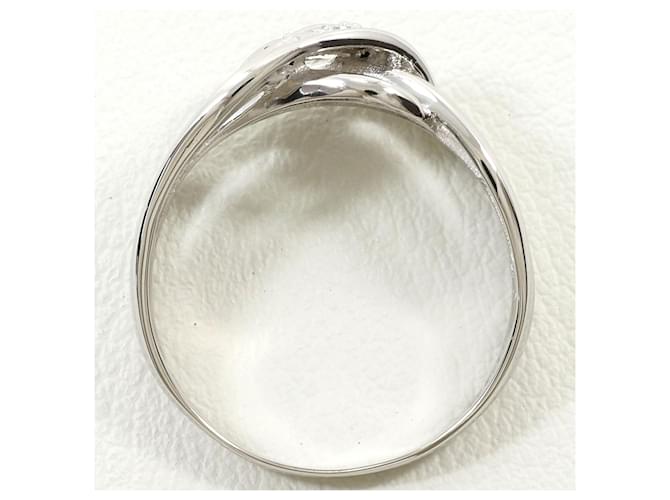 Autre Marque Platinring mit Diamant - Ansicht 2