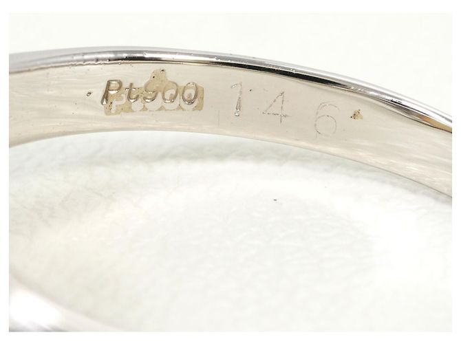 Autre Marque Platin 900 Ring mit Opal und Diamant - Ansicht 5