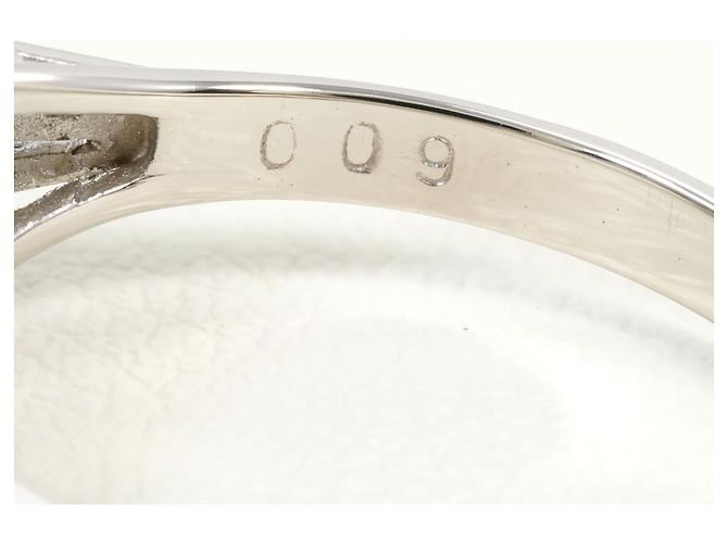 Autre Marque Platin 900 Ring mit Opal und Diamant - Ansicht 6