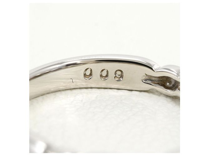 Autre Marque PT900 Platinring mit Diamant - Ansicht 5