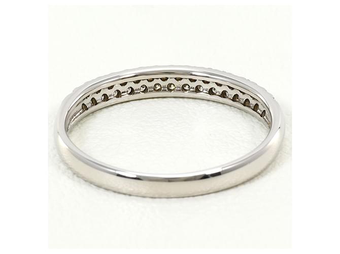 Autre Marque Platinring mit Diamant - Ansicht 3