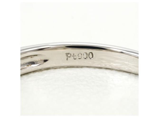 Autre Marque Platinring mit Diamant - Ansicht 4