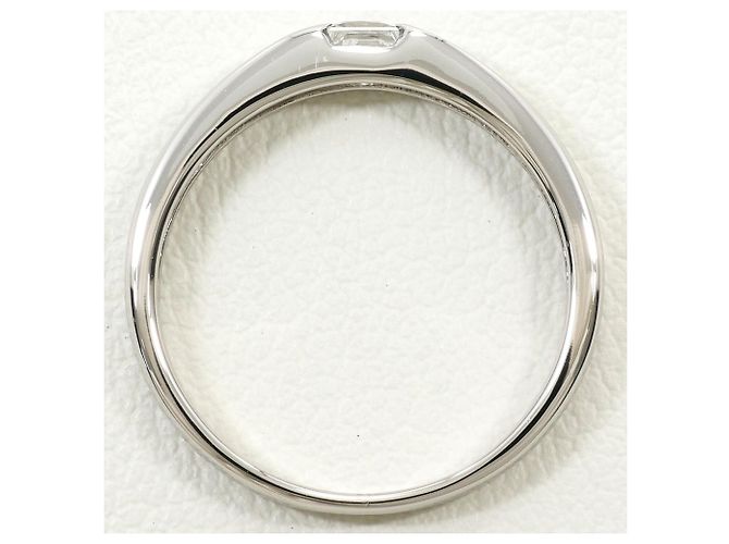 Autre Marque PT900 Platin-Ring mit Saphir - Ansicht 2