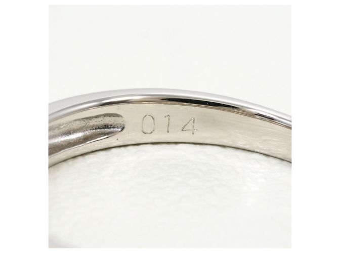 Autre Marque PT900 Platin-Ring mit Saphir - Ansicht 5