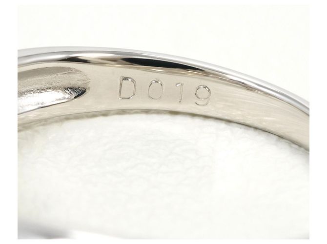 Autre Marque Anello a fascia in platino con diamante - vista 5