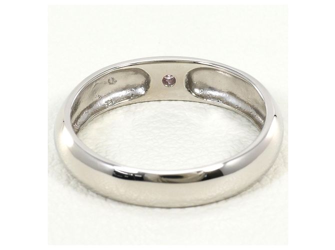 Autre Marque Platinring mit rosa Diamant Pink - Ansicht 3