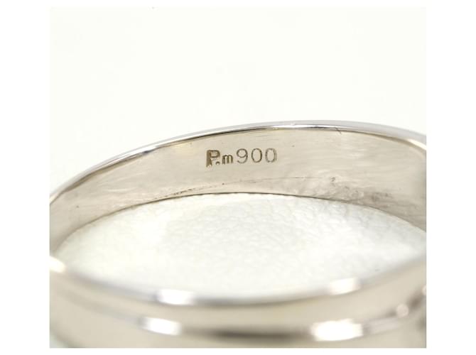 Autre Marque Platinring mit Diamant - Ansicht 4
