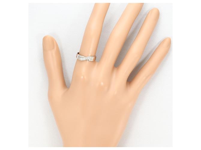 Autre Marque Platinring mit Diamant - Ansicht 5