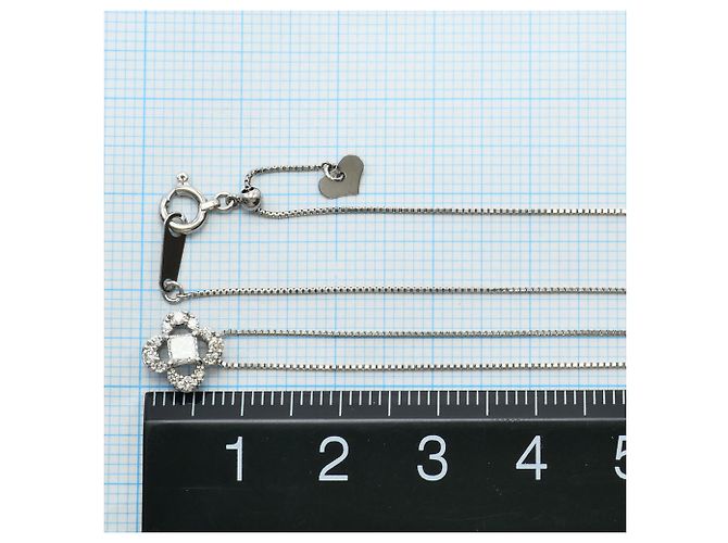 Autre Marque Collana in platino con diamanti - vista 4