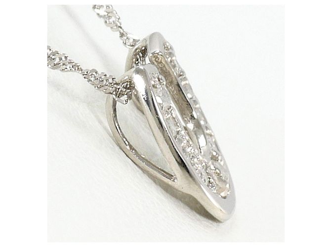Autre Marque Elegante collana in platino e diamanti - vista 2