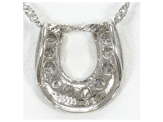 Autre Marque Elegante collana in platino e diamanti - vista 3