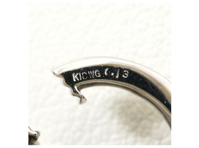 Autre Marque Orecchini a clip in oro bianco 18K e diamanti D'oro - vista 4