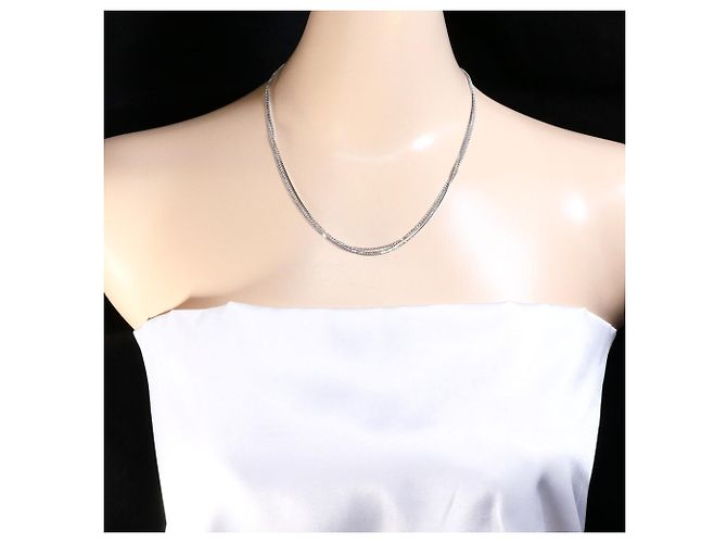 Autre Marque Collana in oro bianco 18K D'oro - vista 5