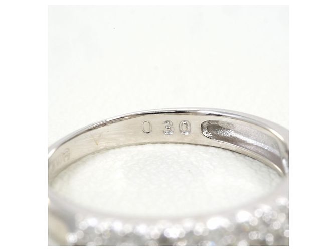 Autre Marque 14K Weißgold-Ring mit Diamant Golden - Ansicht 5