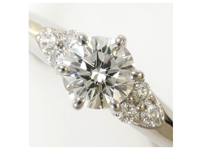 Autre Marque PT950 Platinring mit Diamanten - Ansicht 2